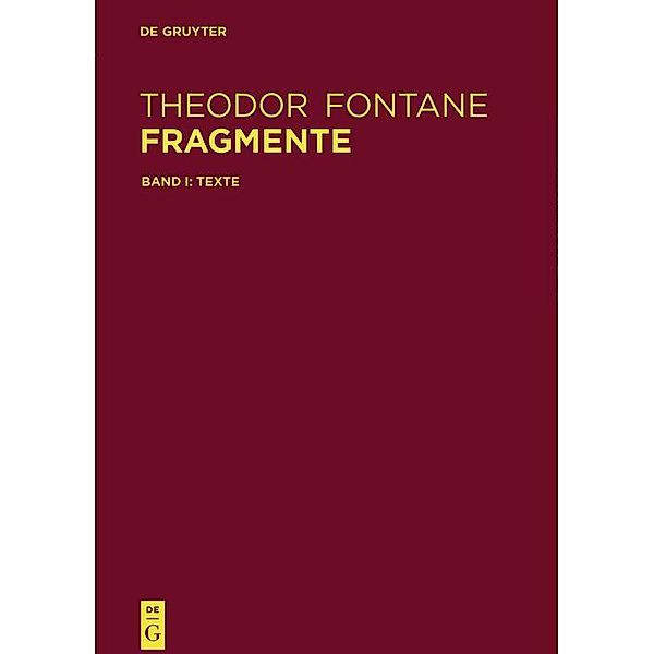 Fragmente, Theodor Fontane