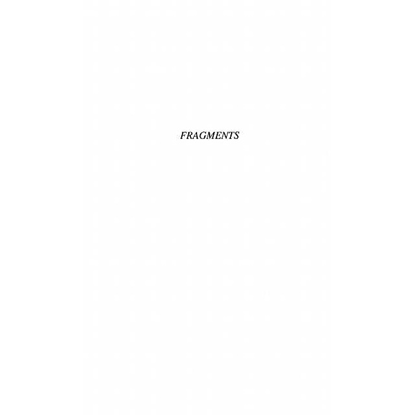 FRAGMENTS / Hors-collection, Jean Bruyas