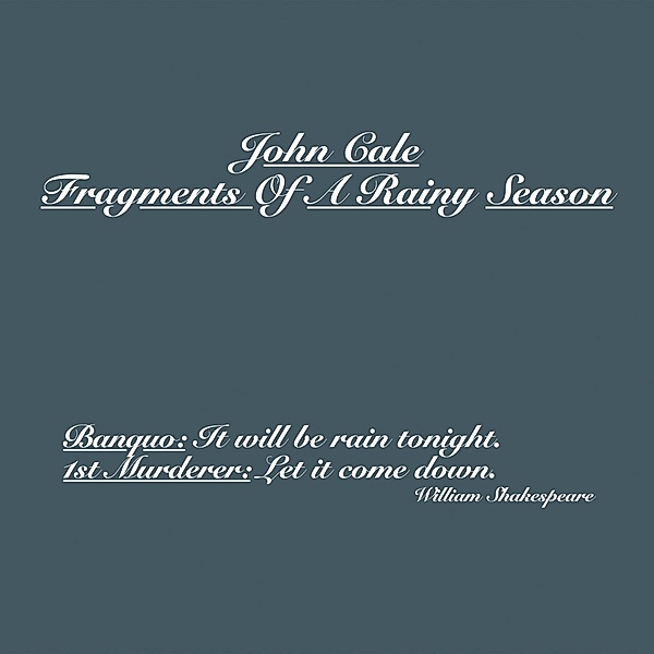 Fragments Of A Rainy Season (2lp+Mp3) (Vinyl), John Cale