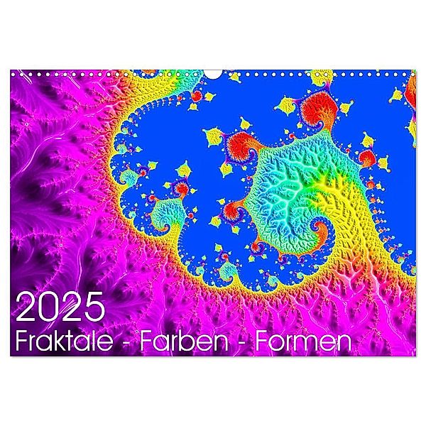 Fraktale - Farben - Formen 2025 (Wandkalender 2025 DIN A3 quer), CALVENDO Monatskalender, Calvendo, Michael Fischer