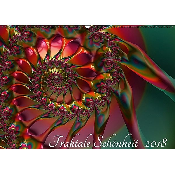 Fraktale Schönheit 2018 (Wandkalender 2018 DIN A2 quer), Shako M. Burkhardt