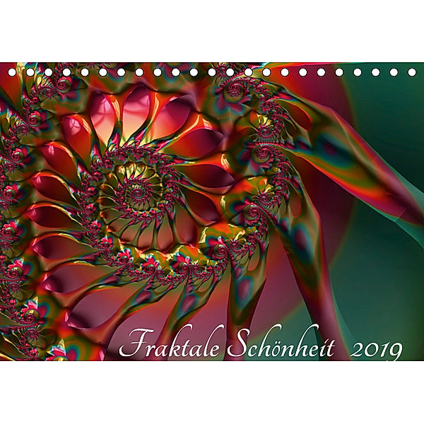 Fraktale Schönheit 2019 (Tischkalender 2019 DIN A5 quer), Shako M. Burkhardt