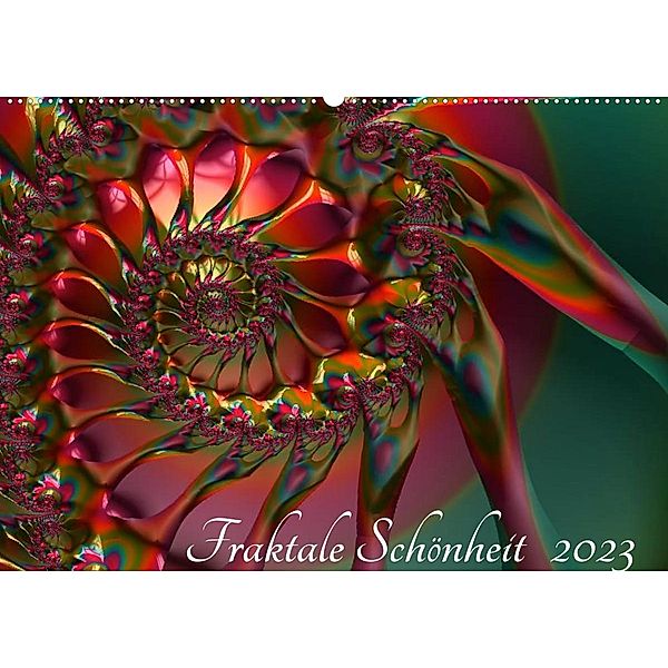 Fraktale Schönheit 2023 (Wandkalender 2023 DIN A2 quer), Shako M. Burkhardt