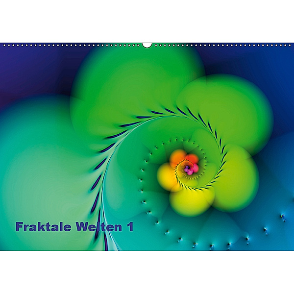 Fraktale Welten 1 (Wandkalender 2019 DIN A2 quer), Joachim Barig