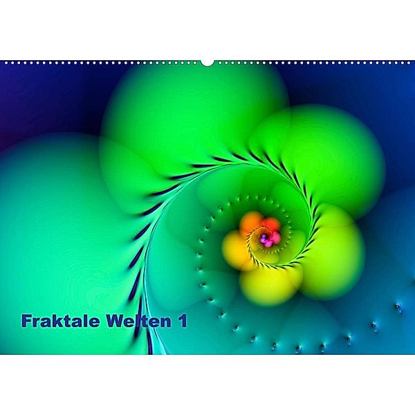 Fraktale Welten 1 (Wandkalender 2023 DIN A2 quer), Joachim Barig