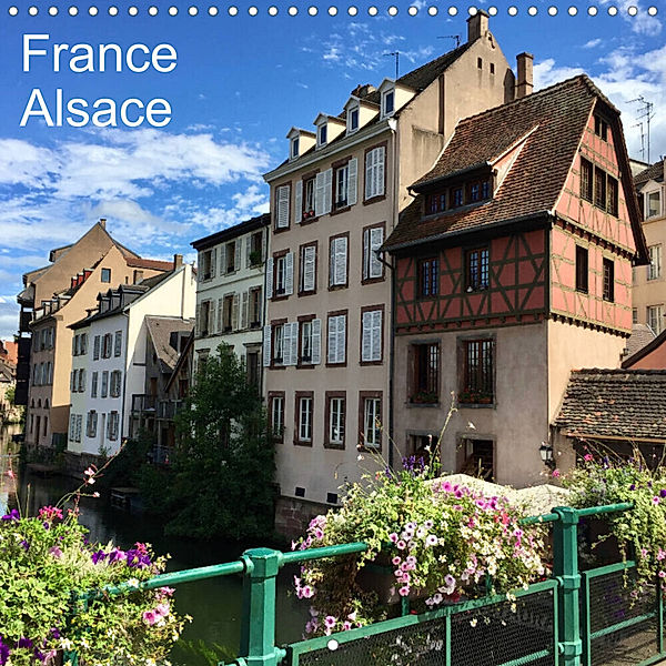 France Alsace (Wall Calendar 2023 300 × 300 mm Square), Polina Kabakova