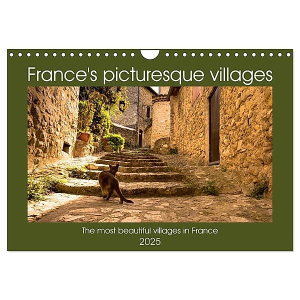 France's picturesque villages (Wall Calendar 2025 DIN A4 landscape), CALVENDO 12 Month Wall Calendar, Calvendo, Tanja Voigt