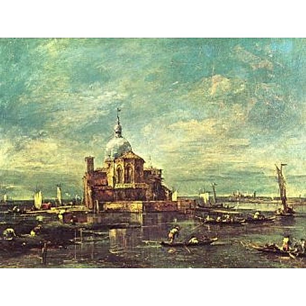 Francesco Guardi - Carpriccio, Szene: Kirche auf einer kleinen Insel der Lagune - 2.000 Teile (Puzzle)