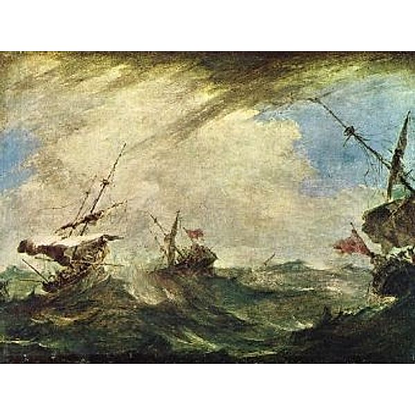 Francesco Guardi - Schiffe im Meeresgewitter - 1.000 Teile (Puzzle)