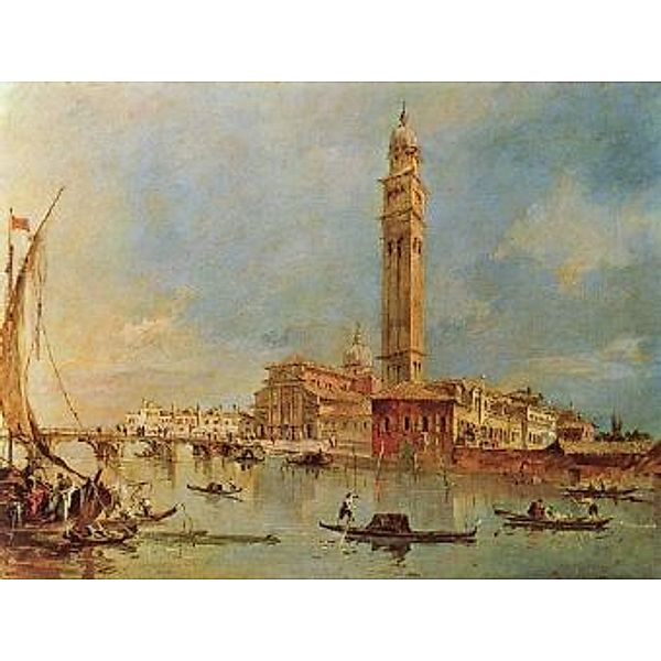 Francesco Guardi - Vedute der Isola di San Pietro di Castello - 2.000 Teile (Puzzle)