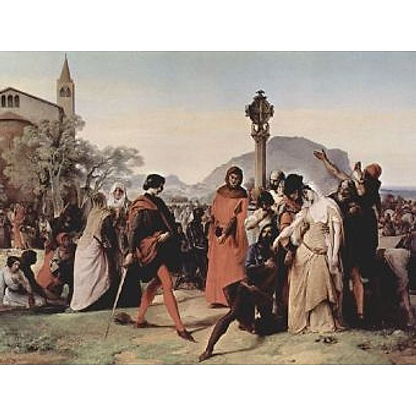 Francesco Hayez - Gemäldeserie Sizilianische Abende, Szene 3 - 1.000 Teile (Puzzle)