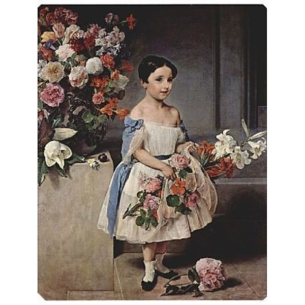 Francesco Hayez - Porträt der Antonietta Negroni Prati Morosini als Kind - 2.000 Teile (Puzzle)