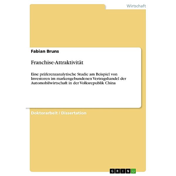 Franchise-Attraktivität, Fabian Bruns