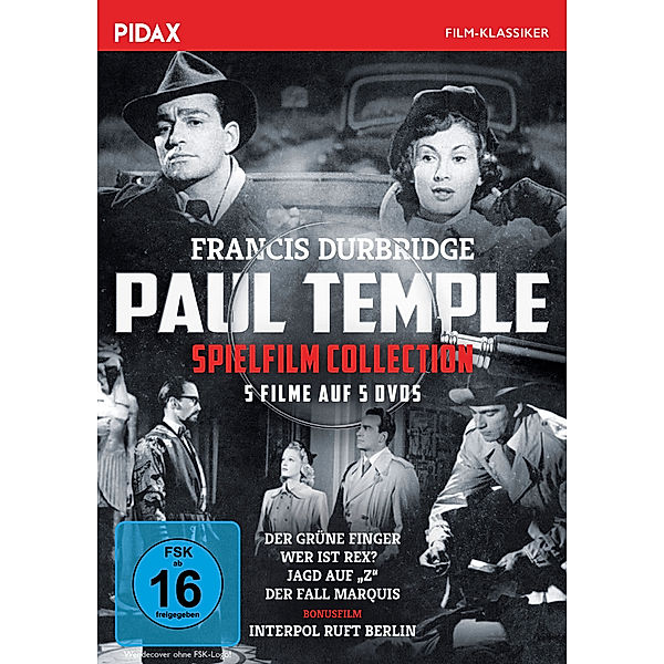 Francis Durbridge: Paul Temple Spielfilm-Collection, Francis Durbridge