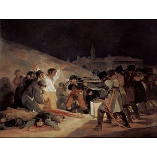 Francisco de Goya y Lucientes - Erschießung der Aufständischen am 3. Mai 1808 in Madrid - 1.000 Teile (Puzzle)
