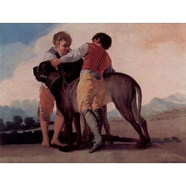 Francisco de Goya y Lucientes - Knaben mit Bluthunden - 2.000 Teile (Puzzle)