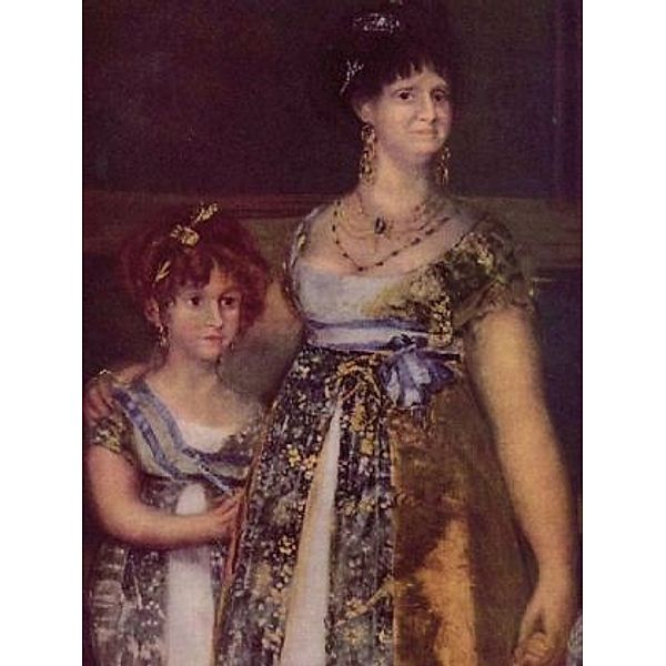 Francisco de Goya y Lucientes - Porträt der Familie Karls IV., Porträt der Königin Maria Luisa - 100 Teile (Puzzle)