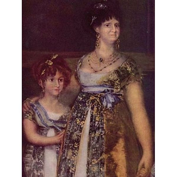 Francisco de Goya y Lucientes - Porträt der Familie Karls IV., Porträt der Königin Maria Luisa - 200 Teile (Puzzle)