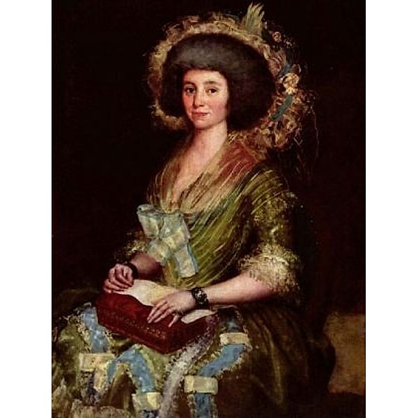 Francisco de Goya y Lucientes - Porträt der Gattin des Juan Augustín Céan Bermúdez - 1.000 Teile (Puzzle)