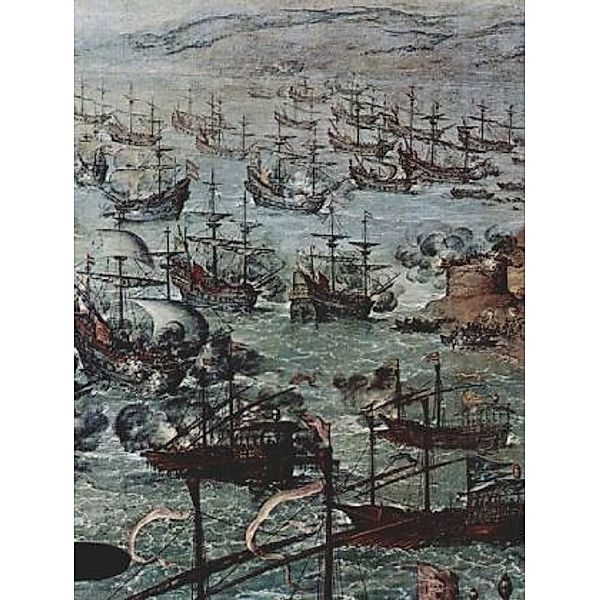 Francisco de Zurbarán - Die Verteidigung von Cádiz, Detail: Schlacht - 200 Teile (Puzzle)