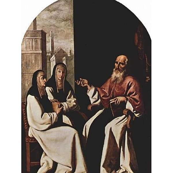 Francisco de Zurbarán - Hl. Hieronymus mit der Hl. Paula Romana und ihrer Tochter, Hl. Eustochium - 200 Teile (Puzzle)