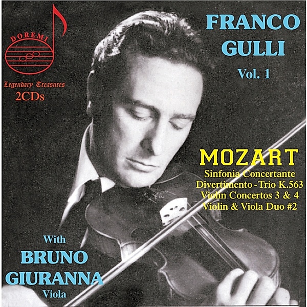 Franco Gulli,Vol.1, Franco Gulli, Bruno Giuranna, Alceo Galliera