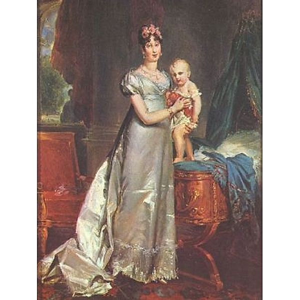 François Pascal Simon Gérard - Porträt der Marie Luise und der König von Rom - 100 Teile (Puzzle)