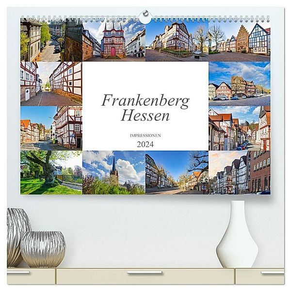 Frankenberg Hessen Impressionen (hochwertiger Premium Wandkalender 2024 DIN A2 quer), Kunstdruck in Hochglanz, Dirk Meutzner