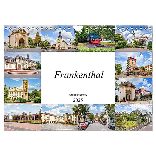 Frankenthal Impressionen (Wandkalender 2025 DIN A4 quer), CALVENDO Monatskalender, Calvendo, Dirk Meutzner