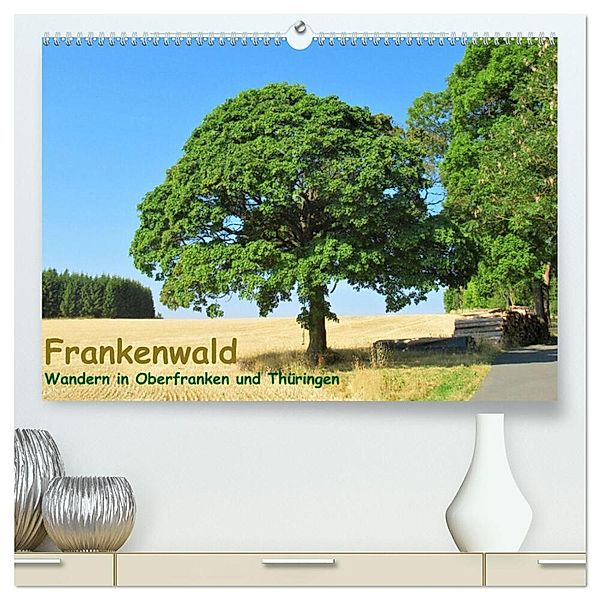 Frankenwald - Wandern in Oberfranken und Thüringen (hochwertiger Premium Wandkalender 2024 DIN A2 quer), Kunstdruck in Hochglanz, Martin Gillner