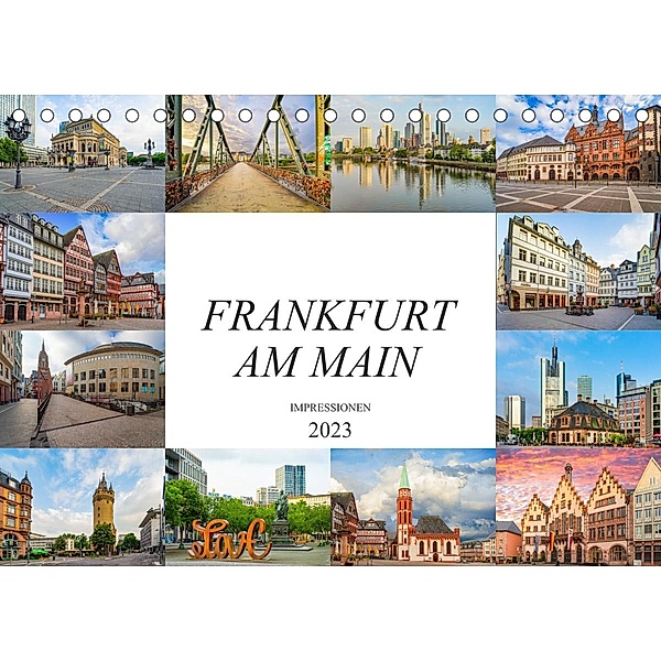 Frankfurt am Main Impressionen (Tischkalender 2023 DIN A5 quer), Dirk Meutzner