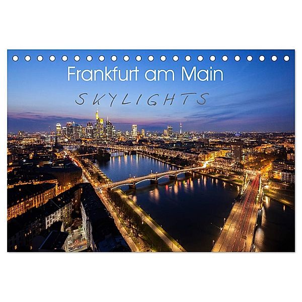 Frankfurt am Main Skylights (Tischkalender 2024 DIN A5 quer), CALVENDO Monatskalender, Markus Pavlowsky Photography