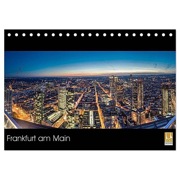 Frankfurt am Main (Tischkalender 2024 DIN A5 quer), CALVENDO Monatskalender, Peter Eberhardt