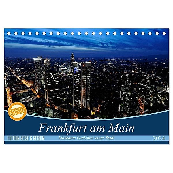 Frankfurt am Main (Tischkalender 2024 DIN A5 quer), CALVENDO Monatskalender, Christoph Höfer