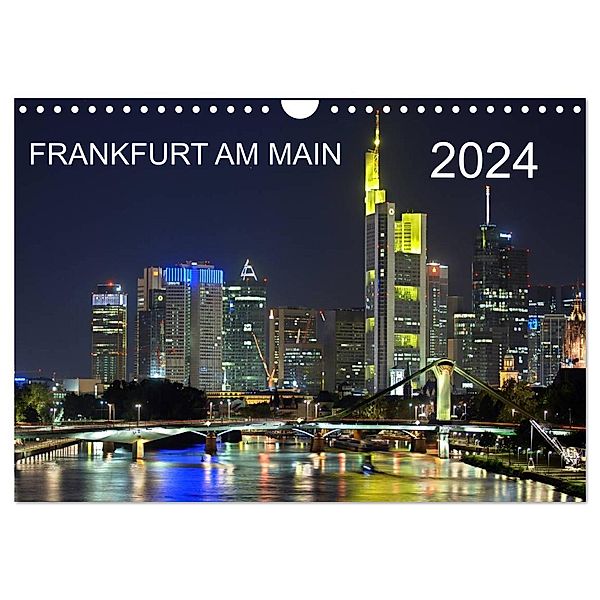 Frankfurt am Main (Wandkalender 2024 DIN A4 quer), CALVENDO Monatskalender, Alfred Röhrich