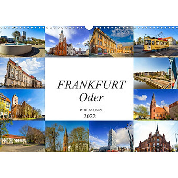 Frankfurt Oder Impressionen (Wandkalender 2022 DIN A3 quer), Dirk Meutzner