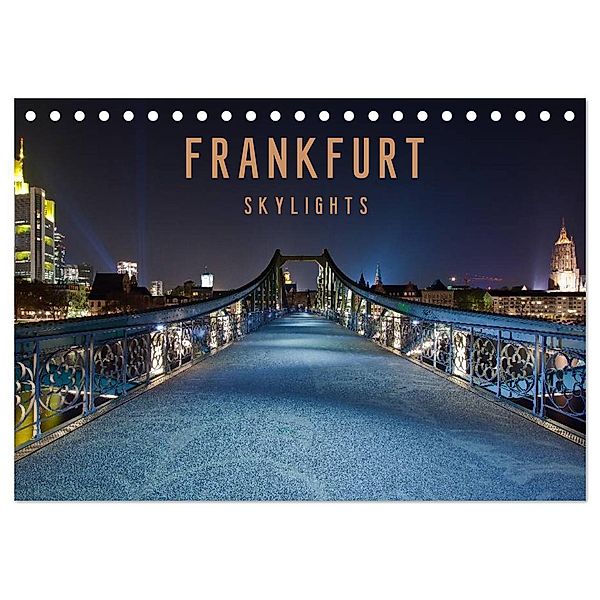 Frankfurt Skylights 2024 (Tischkalender 2024 DIN A5 quer), CALVENDO Monatskalender, Markus Pavlowsky Photography