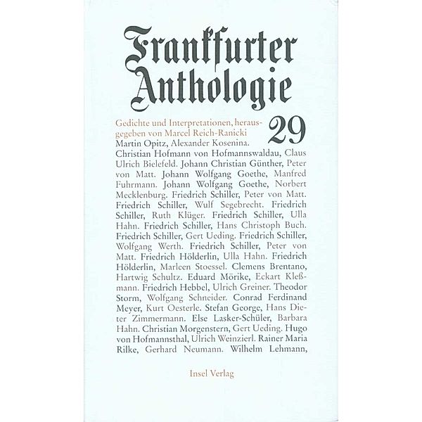 Frankfurter Anthologie.Bd.29