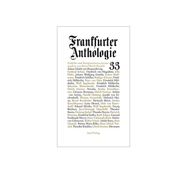 Frankfurter Anthologie.Bd.33