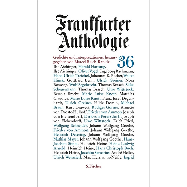 Frankfurter Anthologie.Bd.36
