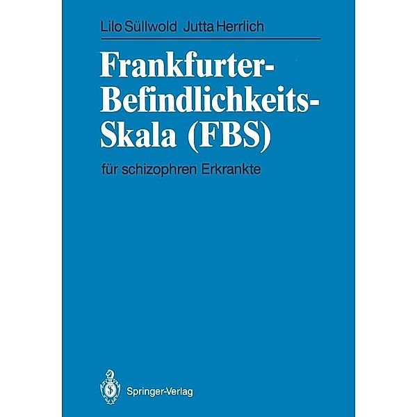 Frankfurter-Befindlichkeits-Skala (FBS), Lilo Süllwold, Jutta Herrlich