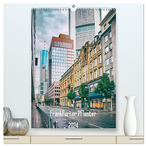 Frankfurter Pflaster (hochwertiger Premium Wandkalender 2024 DIN A2 hoch), Kunstdruck in Hochglanz, Carmen Steiner / Matthias Steiner