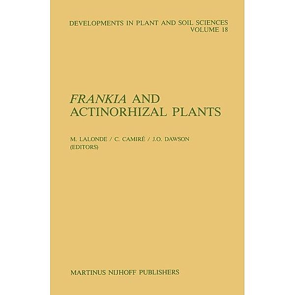 Frankia and Actinorhizal Plants / Developments in Plant and Soil Sciences Bd.18