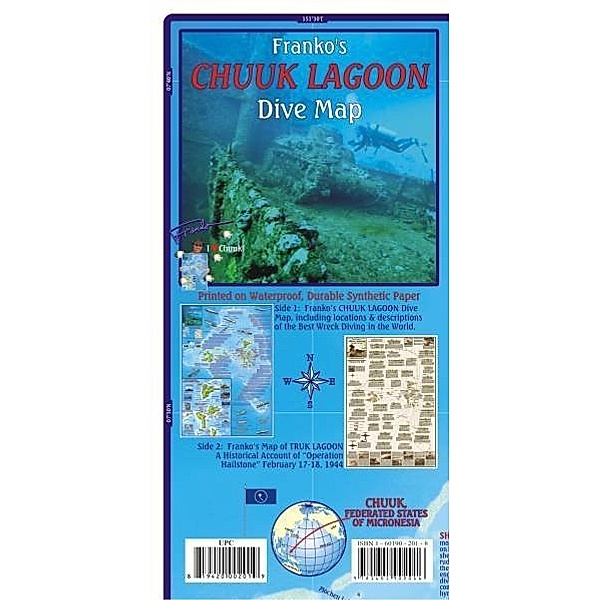 Franko Maps / Franko Maps Franko's Chuuk Lagoon Dive Map