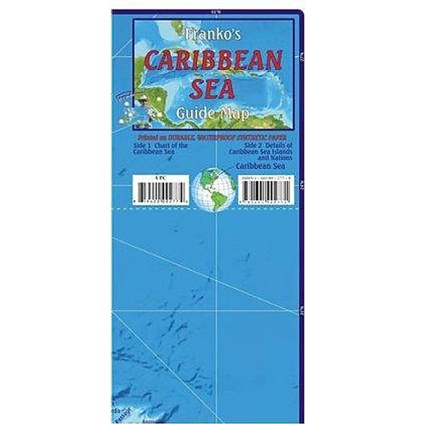 Franko Maps Franko's Caribbean Sea Guide Map