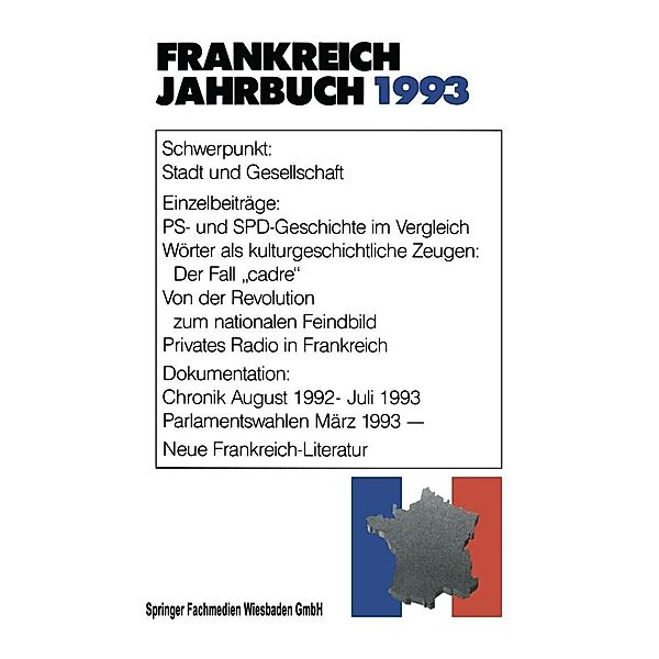 Frankreich-Jahrbuch 1993, Kenneth A. Loparo