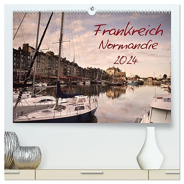 Frankreich Normandie (hochwertiger Premium Wandkalender 2024 DIN A2 quer), Kunstdruck in Hochglanz, Nailia Schwarz