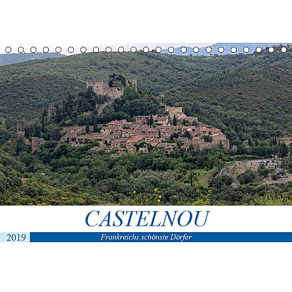 Frankreichs schönste Dörfer - Castelnou (Tischkalender 2019 DIN A5 quer), Thomas Bartruff