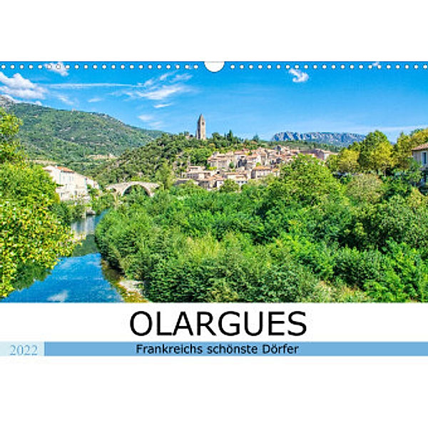 Frankreichs schönste Dörfer - Olargues (Wandkalender 2022 DIN A3 quer), Thomas Bartruff