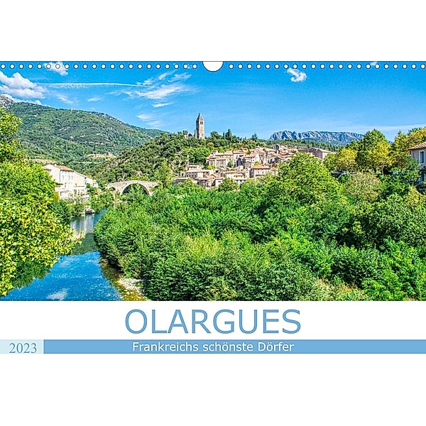 Frankreichs schönste Dörfer - Olargues (Wandkalender 2023 DIN A3 quer), Thomas Bartruff